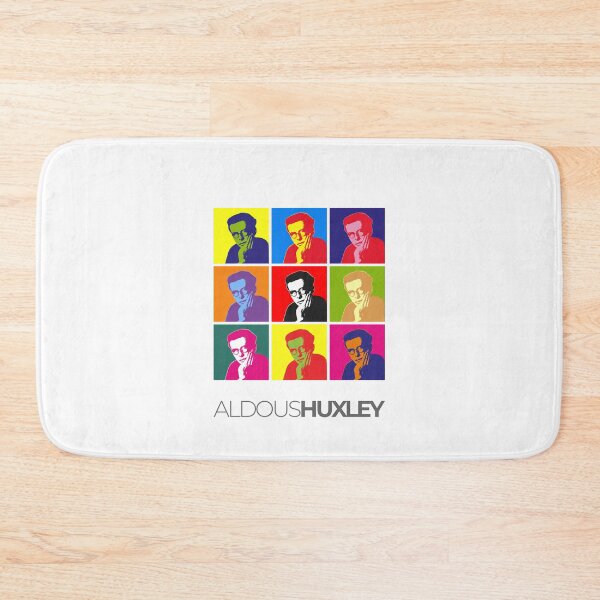 Item preview, Aldous Huxley pop-art portrait poster designed and sold by CMYKStudio.