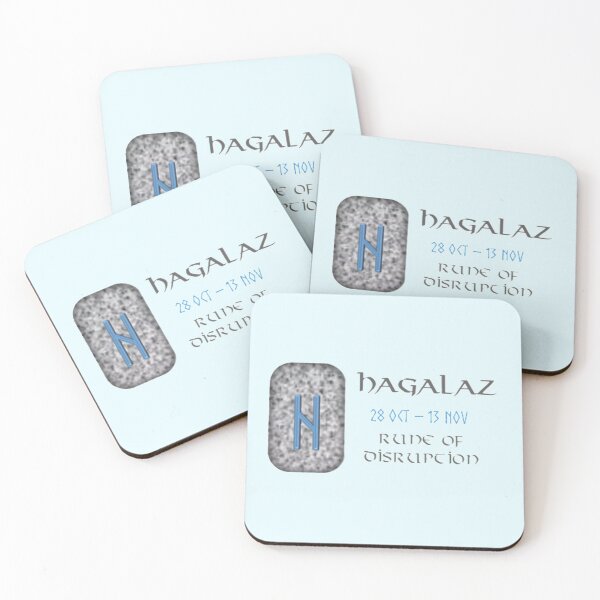 Item preview, Hagalaz Rune of Disruption designed and sold by Prints4Pagans.