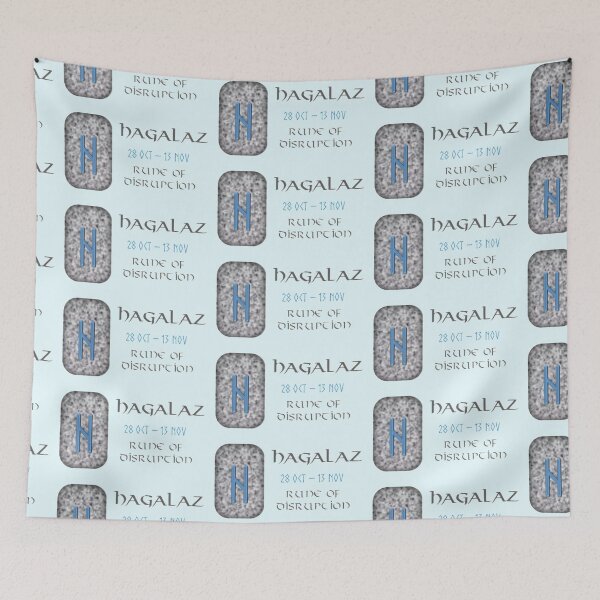 Item preview, Hagalaz Rune of Disruption designed and sold by Prints4Pagans.