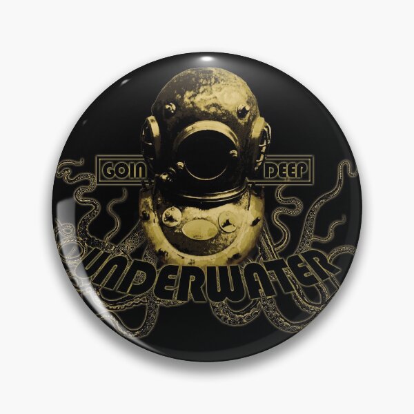 Item preview, Goin Deep Underwater. Cool old school Diver design designed and sold by LaBellCreative.