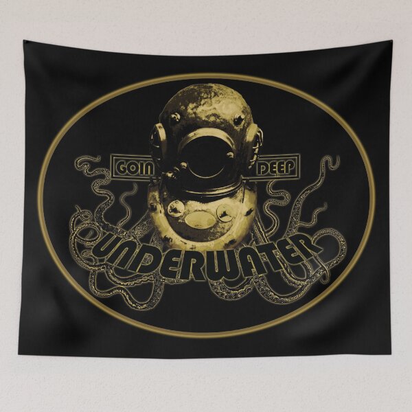 Item preview, Goin Deep Underwater. Cool old school Diver design designed and sold by LaBellCreative.