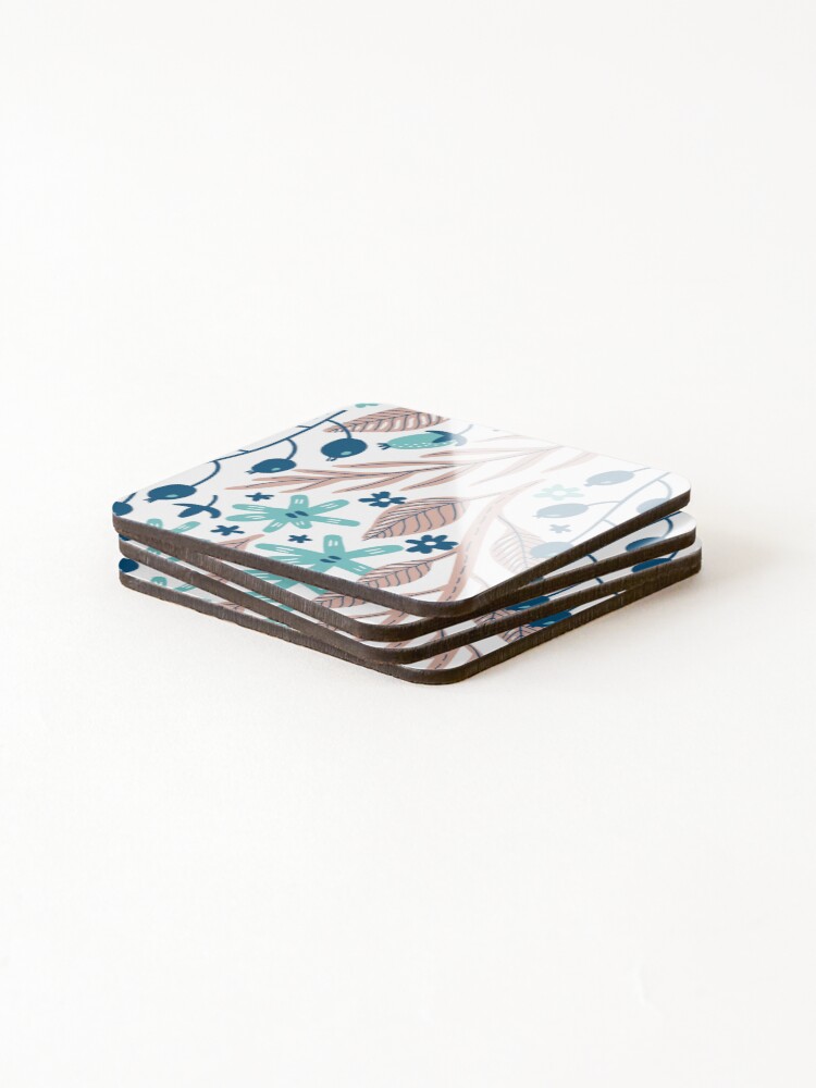 Thumbnail 4 of 5, Coasters (Set of 4), Vivid color pattern design designed and sold by Rajzone.
