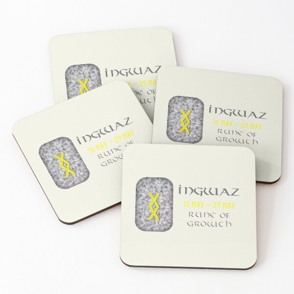 Item preview, Ingwaz Rune of Growth designed and sold by Prints4Pagans.