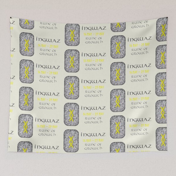 Item preview, Ingwaz Rune of Growth designed and sold by Prints4Pagans.