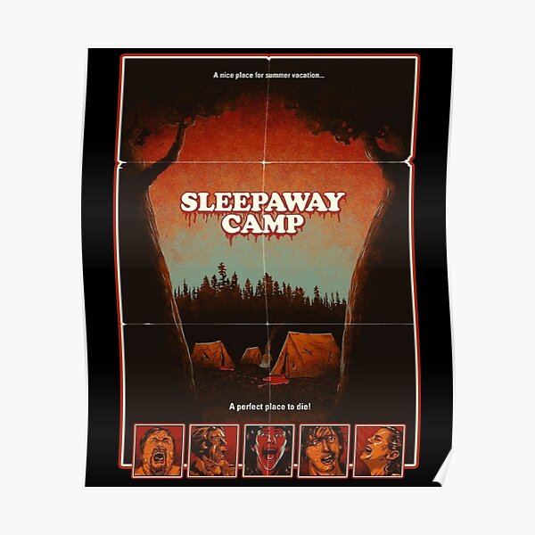 "Sleepaway Camp Limited Edition Poster（1983) ☆VHSGasm Video☆ HORROR