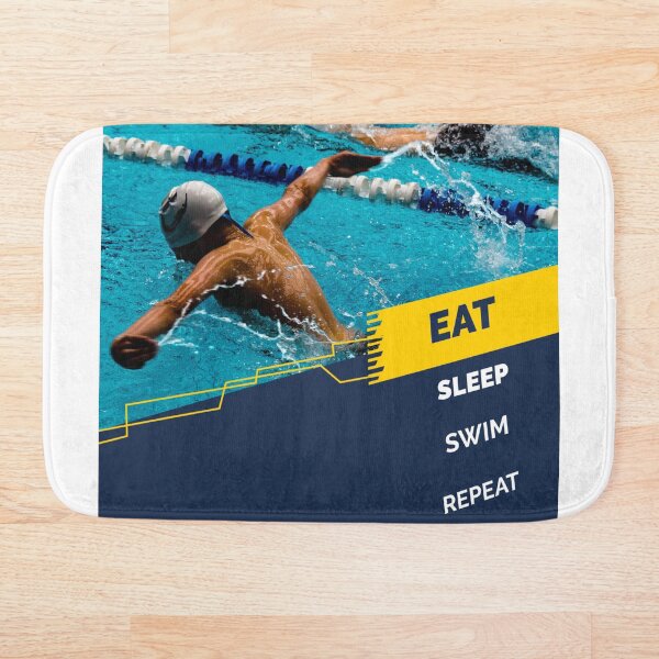 Artikelvorschau, Nur eine Sache "Eat Sleep Swim Repeat" entworfen und verkauft von TeesKeeper.