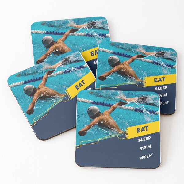 Item preview, Only One Thing  "Eat Sleep Swim Repeat" designed and sold by TeesKeeper.