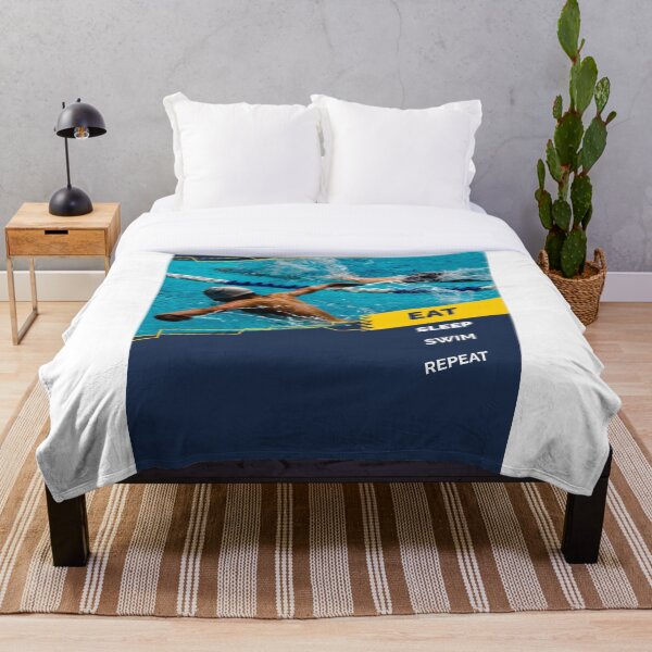 Item preview, Only One Thing  "Eat Sleep Swim Repeat" designed and sold by TeesKeeper.