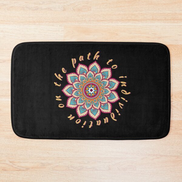 Item preview, On the Path to Individuation Carl Jung Jungian Psychology Mandala  designed and sold by MellowSphere.