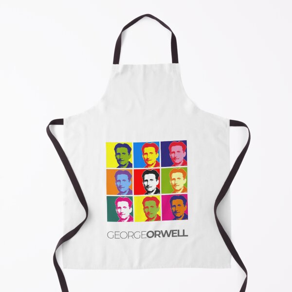 Item preview, George Orwell pop-art portrait poster designed and sold by CMYKStudio.