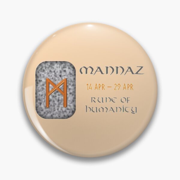 Item preview, Mannaz Rune of Humanity designed and sold by Prints4Pagans.