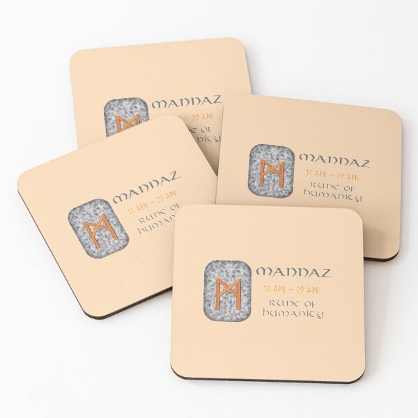 Item preview, Mannaz Rune of Humanity designed and sold by Prints4Pagans.