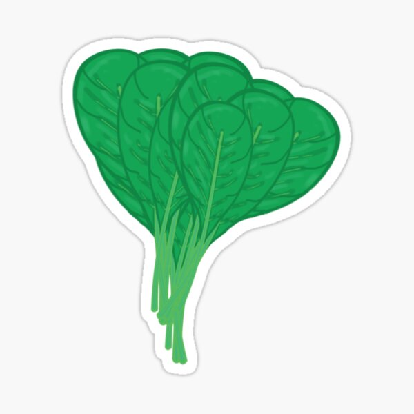 Vista previa del artículo con la obra «Spinach», diseñado y vendido por Drizzleonrice.