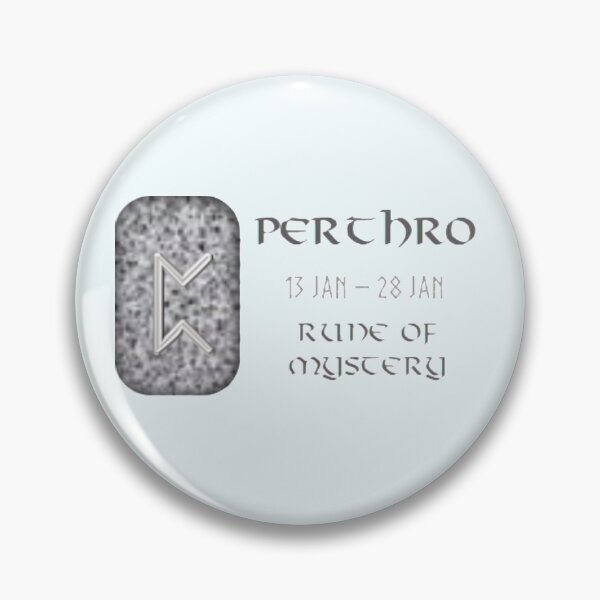 Item preview, Perthro Rune of Mystery designed and sold by Prints4Pagans.