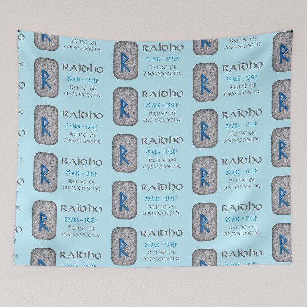 Item preview, Raidho Rune of Movement designed and sold by Prints4Pagans.