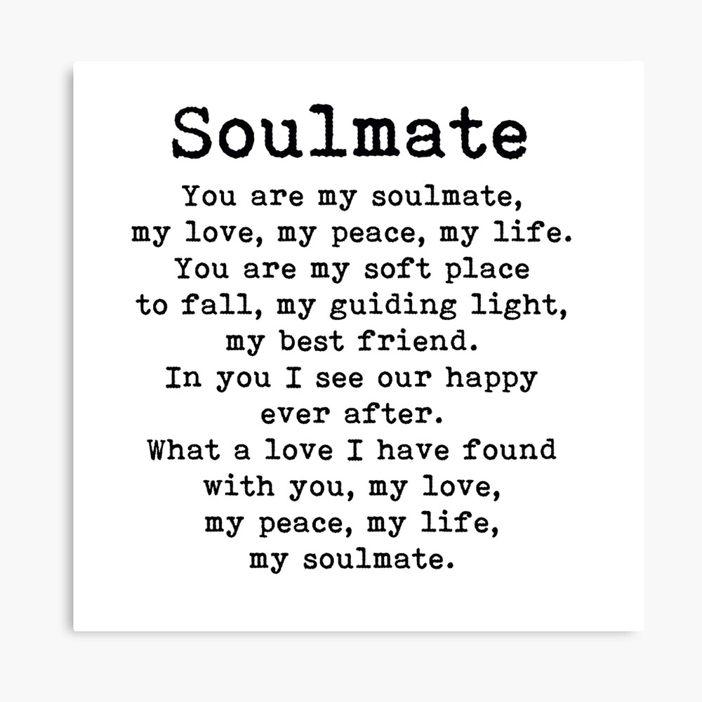 Whats the name of my soulmate
