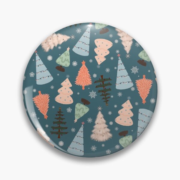 Item preview, Whimsical Christmas Trees & Snowflakes designed and sold by Giannamo519.