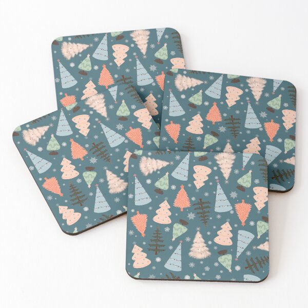 Item preview, Whimsical Christmas Trees & Snowflakes designed and sold by Giannamo519.