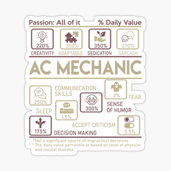 Item preview, Ac Mechanic - Multitasking Daily Value Gift designed and sold by Onebistoer.