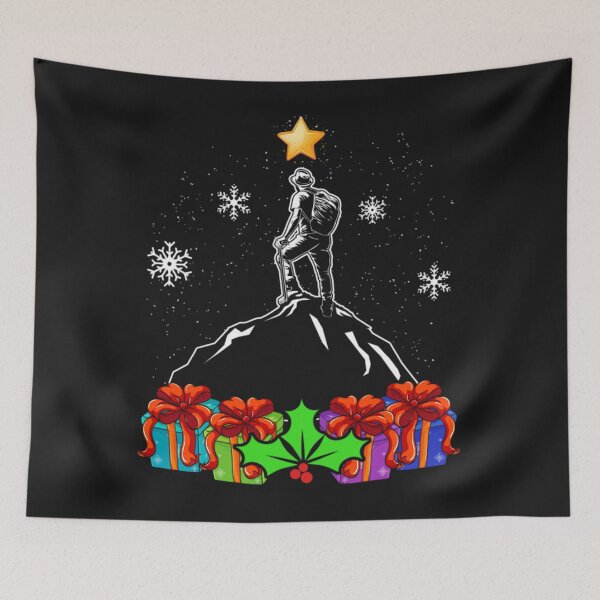 Item preview, Hiking Christmas Tree designed and sold by GeniusDesignArt.