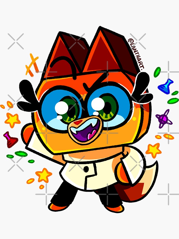 "Dr Fox" Sticker for Sale by Lanthart Redbubble