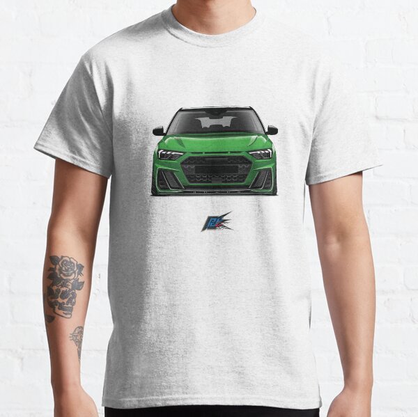 Original Audi quattro T-Shirt Herren grau quattro Größe XL Audi Shirt grau