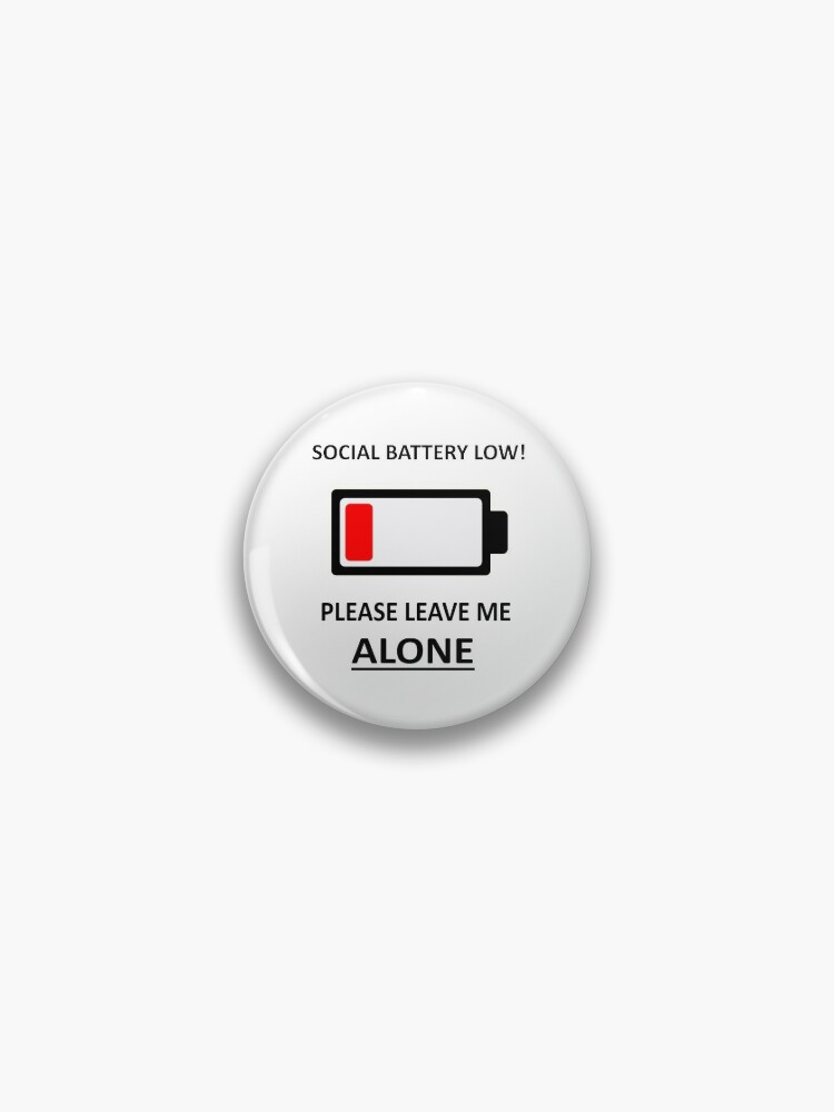 Introvert Enamel Pin Social Battery Lapel Pin Introvert -  in 2023