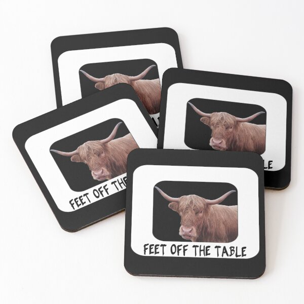 Item preview, Feet off the table, Vacas Kawaii, Cute Cow designed and sold by Healthy-Sarcasm.