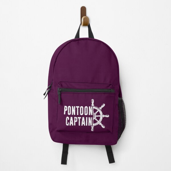 Item preview, Funny Pontoon Captain Boat Lake Boating Dad Distressed Typography Design designed and sold by niftee.