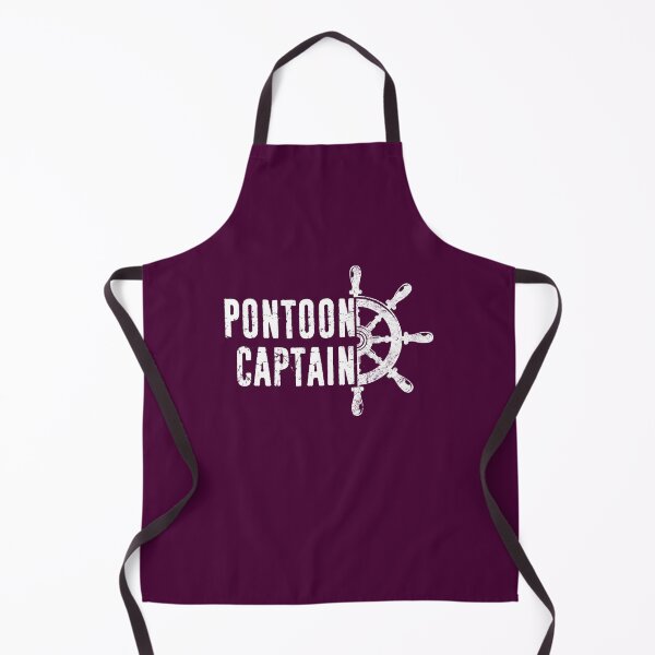 Item preview, Funny Pontoon Captain Boat Lake Boating Dad Distressed Typography Design designed and sold by niftee.