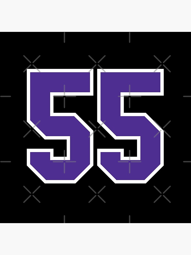 Eighty-Six Purple Jersey Number Sports 86 Poster for Sale by HelloFromAja