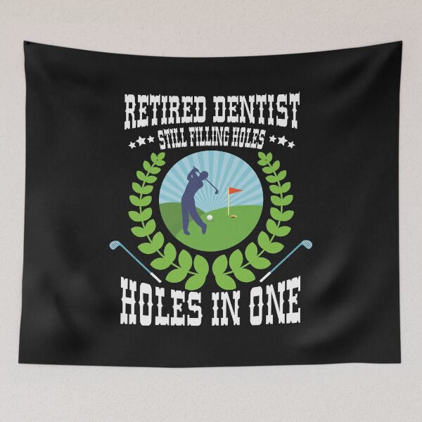 Item preview, Retired Dentist T-Shirt Hole in One Golf Lovers designed and sold by sunnym79.