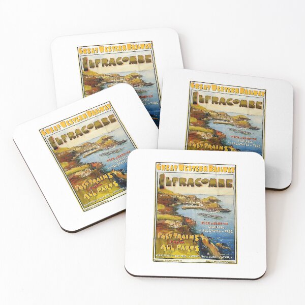 Item preview, retro iconic Ilfracombe designed and sold by CorasPosters.