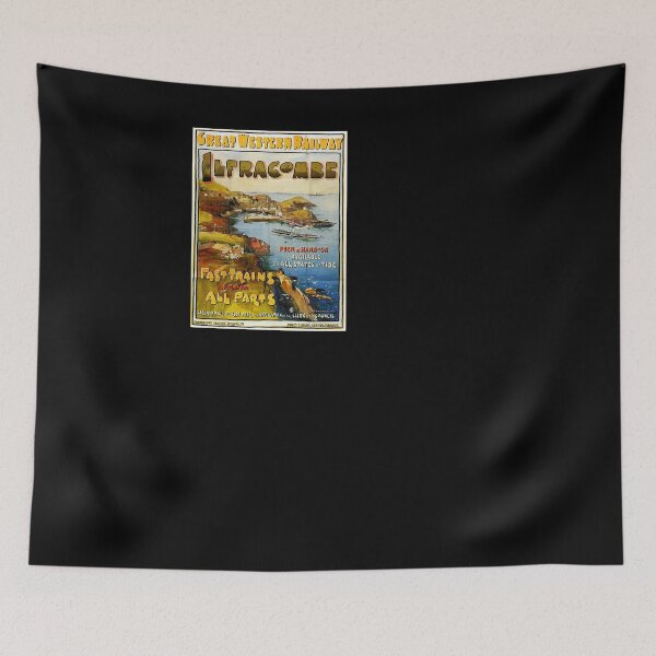 Item preview, retro iconic Ilfracombe designed and sold by CorasPosters.