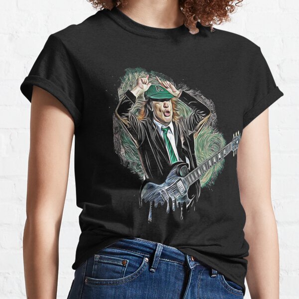 Angus Young de Ac Dc T-shirt classique