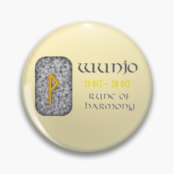 Item preview, Wunjo Rune of Harmony designed and sold by Prints4Pagans.