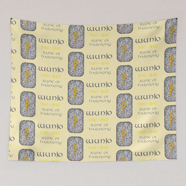 Item preview, Wunjo Rune of Harmony designed and sold by Prints4Pagans.