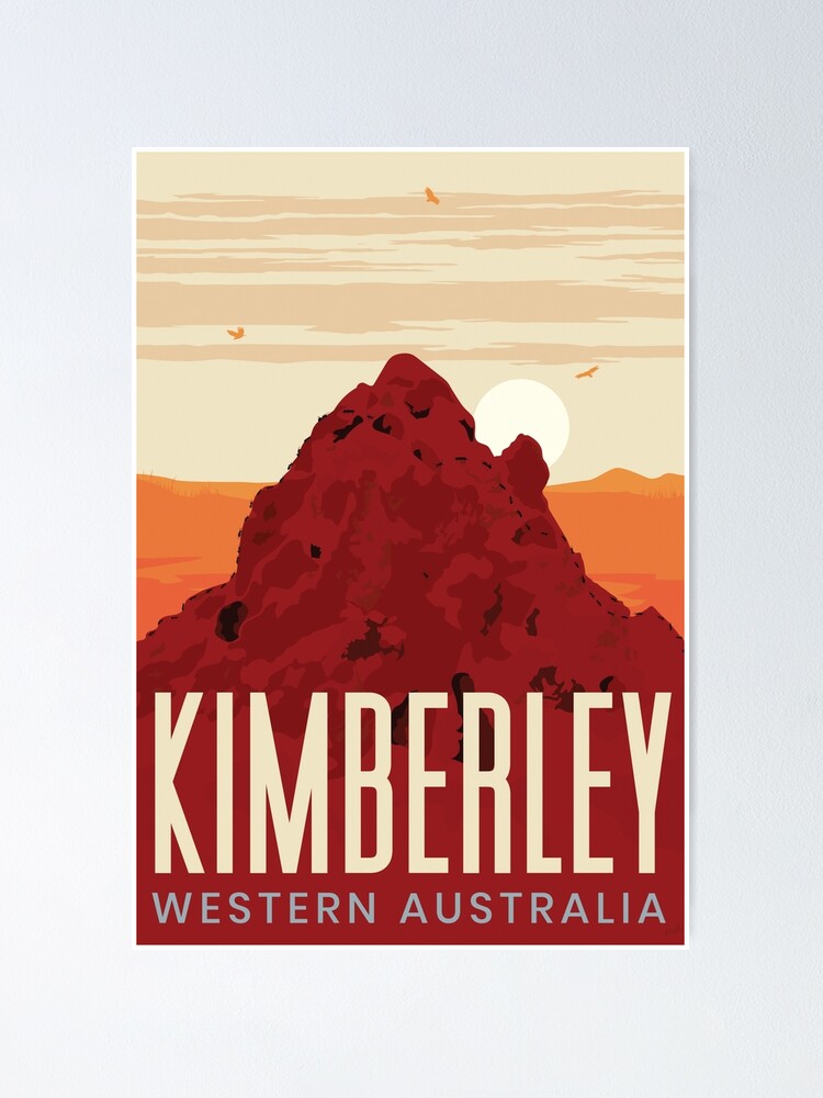 Poster Kimberley Australia Occidental De Sidcreativ15 Redbubble