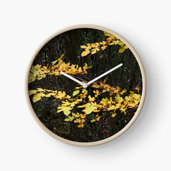 Autumn Gold Clock
