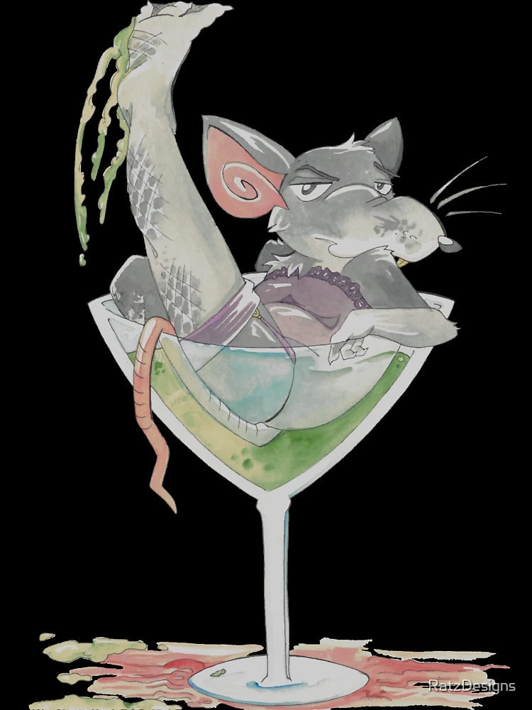 Thumbnail 7 of 7, Oversized T-Shirt, Ratfoodz 'Rattini by RatzDesign designed and sold by RatzDesigns.