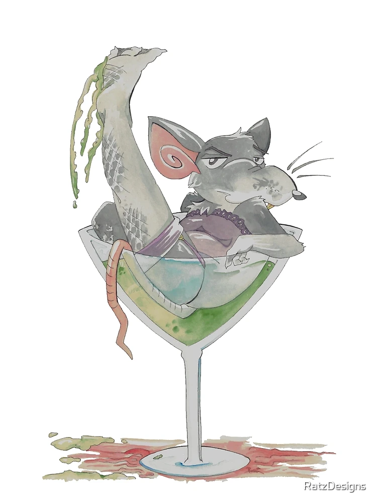 Thumbnail 3 of 3, Scarf, Ratfoodz 'Rattini by RatzDesign designed and sold by RatzDesigns.