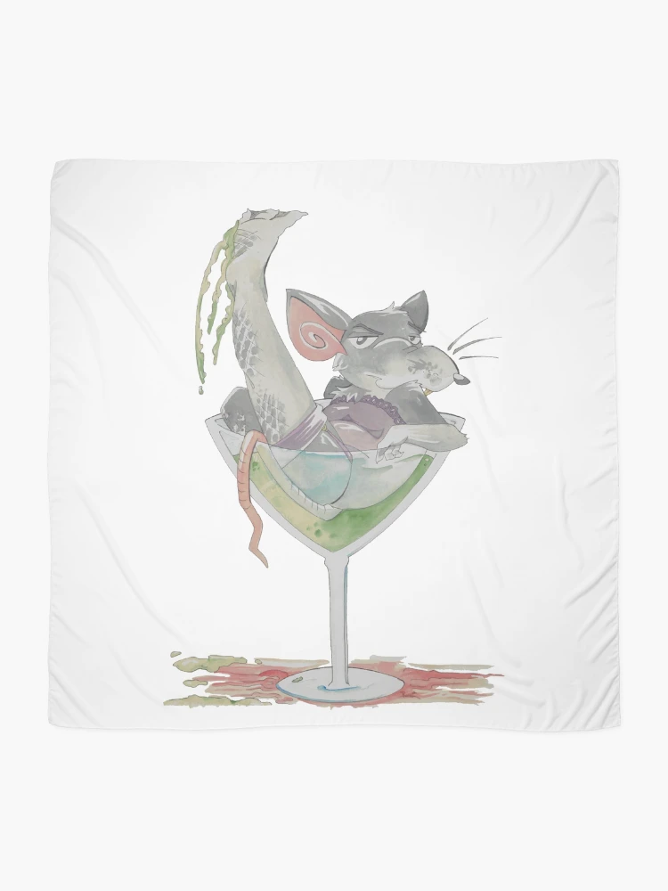 Thumbnail 2 of 3, Scarf, Ratfoodz 'Rattini by RatzDesign designed and sold by RatzDesigns.