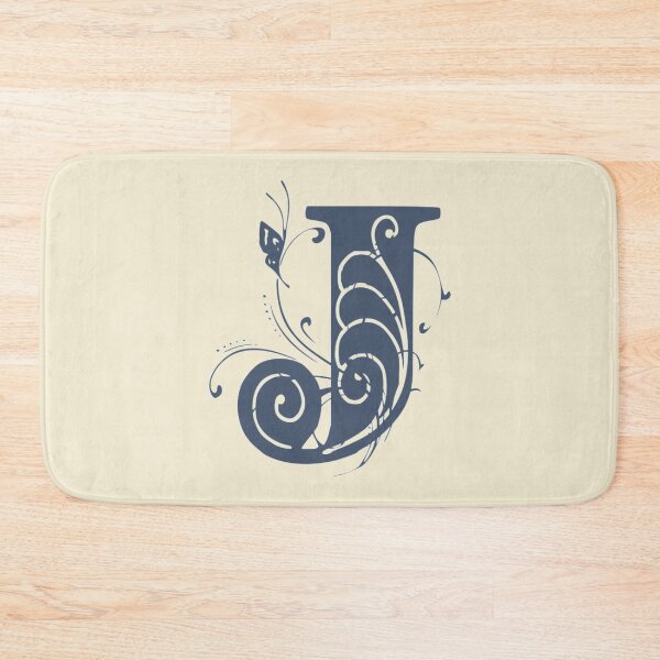 Item preview, The  Letter J in a butterfly scrolling pattern. designed and sold by ColnataHoerace.