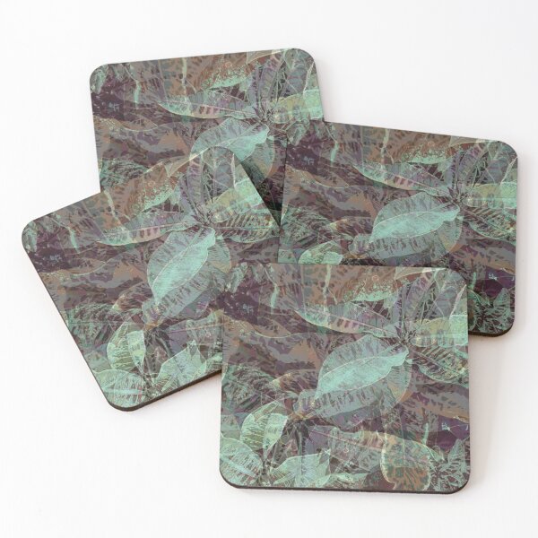 Item preview, Leaf Pattern, Earth Colours designed and sold by Trixiloo.
