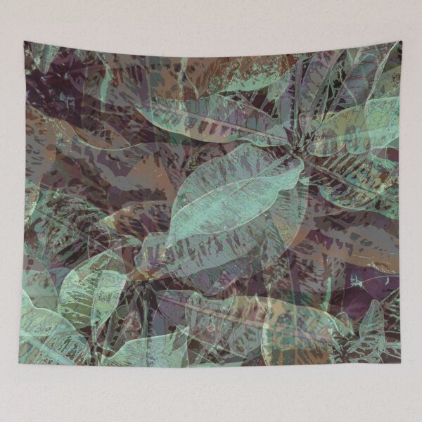 Item preview, Leaf Pattern, Earth Colours designed and sold by Trixiloo.