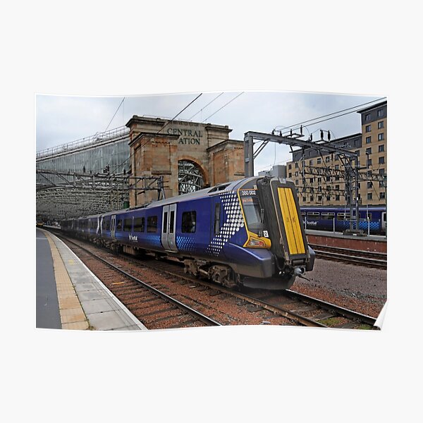 Scotrail Class 380 at Glasgow Central Poster