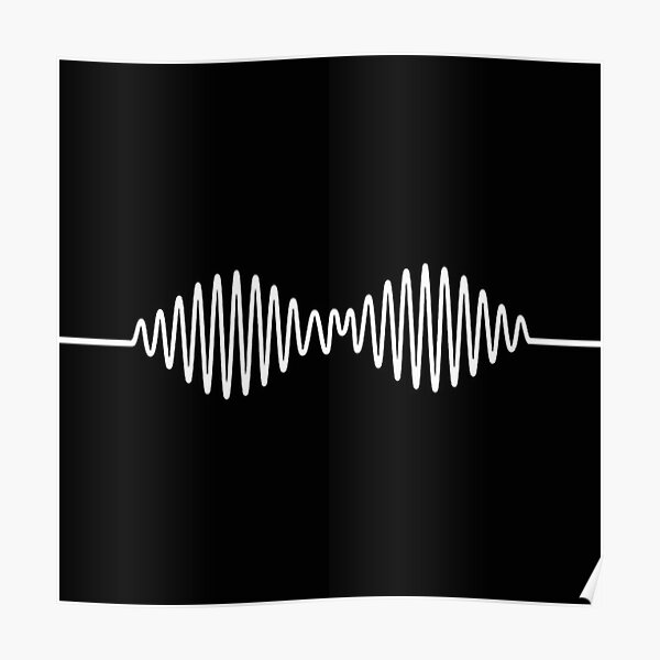 Wave monkeys white Poster