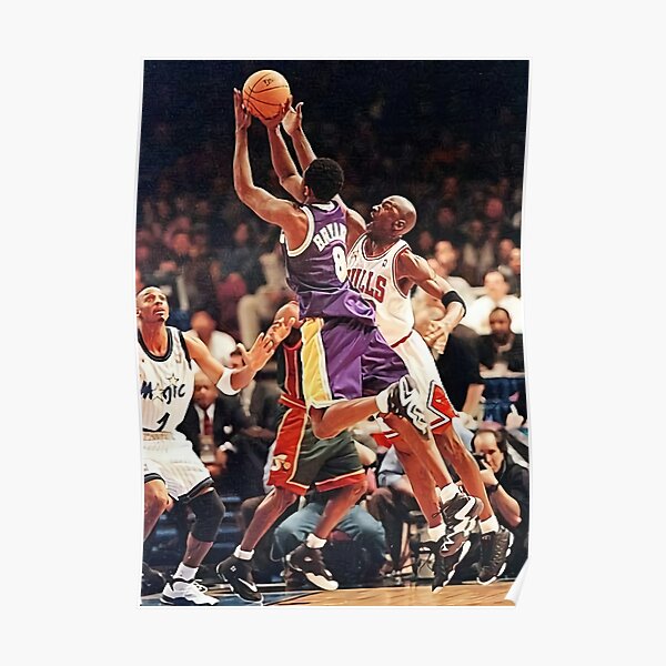 Rebound Bryants And Jordan Basketball Poster