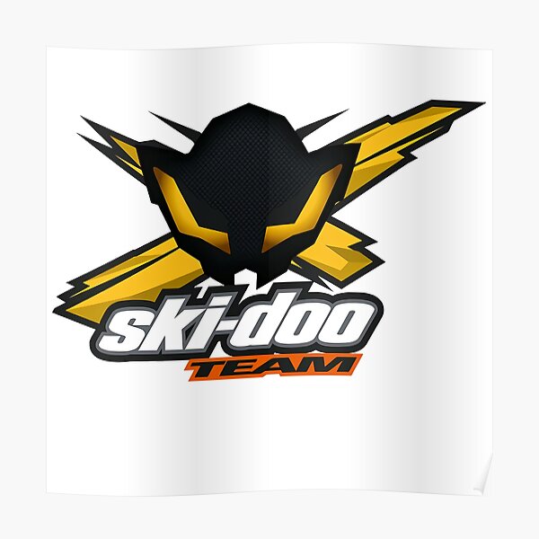 "Ski-Doo Team Logo" Poster for Sale by superbarkah | Redbubble