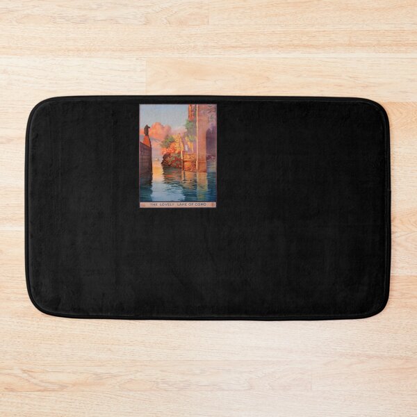 Item preview, retro iconic The Lovely Lake of Como designed and sold by CorasPosters.